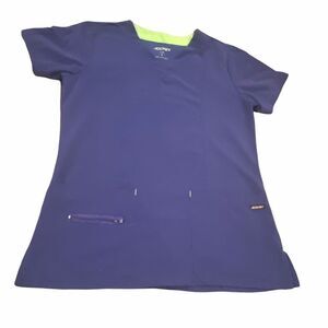 Jockey Scrub Top Size Small Blue